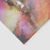 Papier Mousseline Rêver Dans Le Tissu De Découpage De Pluie (Détail)