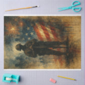 Papier Mousseline Révérence patriotique et découpage d'honneur explo (Artisanat)