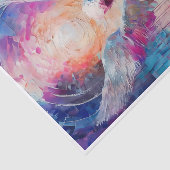 Papier Mousseline Reverence & Sunrise, Collage de papier Angel Guard (Détail)