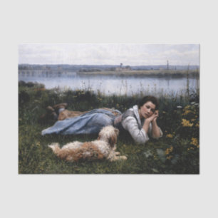 Papier Mousseline Rêverie de Daniel Ridgway Knight
