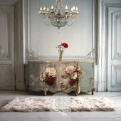 Papier Mousseline REVERIE IN BLOOM III Lace & Botanical