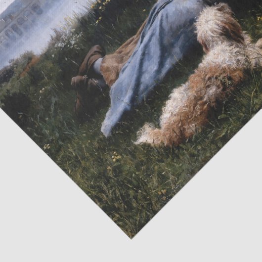 Papier Mousseline Reverie par Daniel Ridgway Knight (Détail)