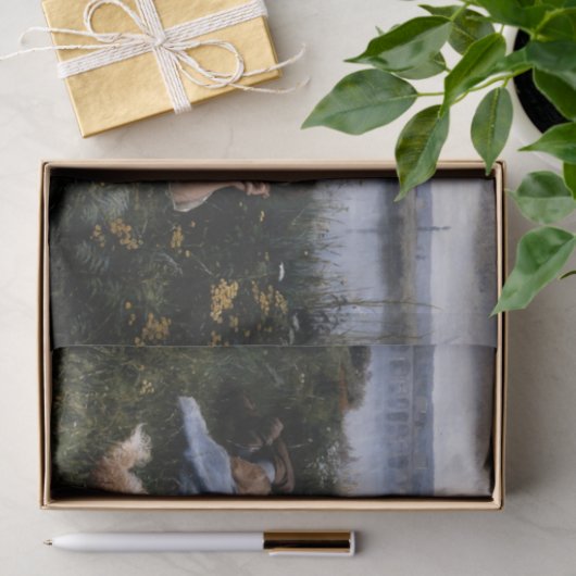 Papier Mousseline Reverie par Daniel Ridgway Knight (Cadeau)