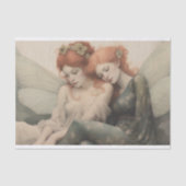 Papier Mousseline Rêves de Découpage antique, Élégance Fée intempore (Recto)