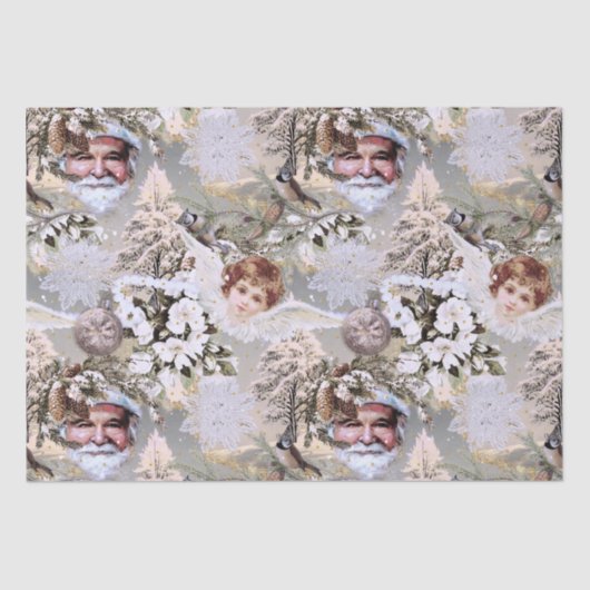 Papier Mousseline Rêves de vacances vintages (Recto)