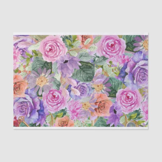 Papier Mousseline Rêves floraux de Steampunk (Page 2 de 3) (Recto)