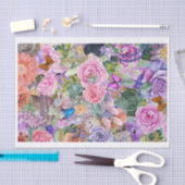 Papier Mousseline Rêves floraux de Steampunk (Page 2 en série) (Artisanat)