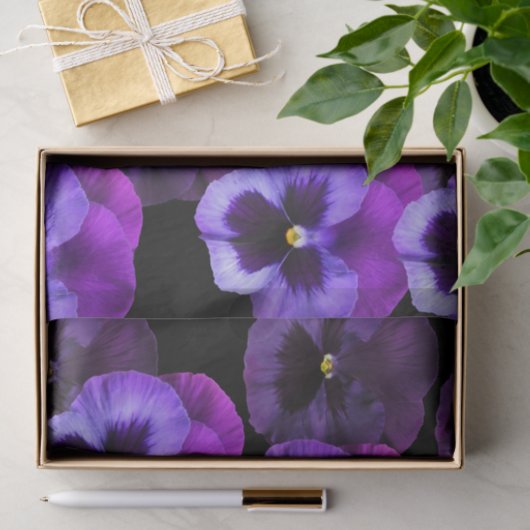 PAPIER MOUSSELINE RÊVES VIOLÉES (Cadeau)