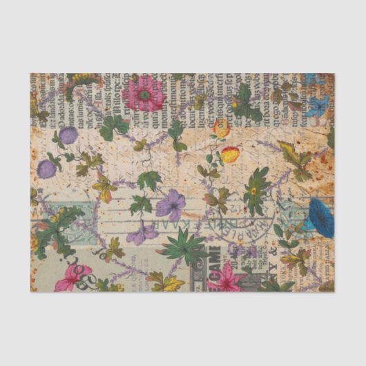 Papier Mousseline Revue de junk inspirée par Victorian  (Recto)