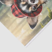 Papier Mousseline Rex the Adventure Chihuahua, Camping Canine (Détail)