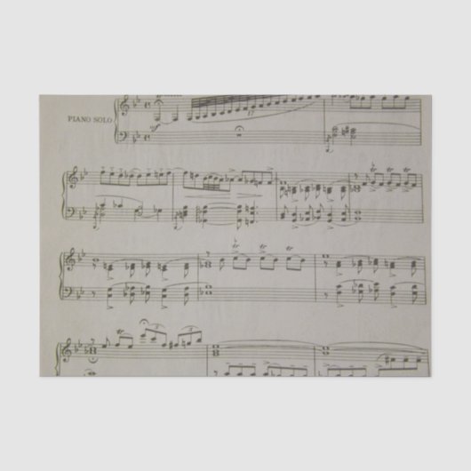 Papier Mousseline Rhapsodie dans le bleu (Recto)