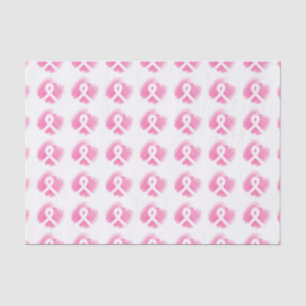 Papier Mousseline Ribbon de sensibilisation au cancer du sein Aquare