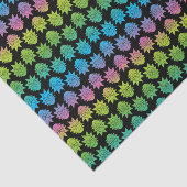 Papier Mousseline RICK ET MORTY™ | Rainbow Rick Head motif (Détail)