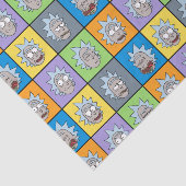 Papier Mousseline RICK ET MORTY™ | Rick's Moods (Détail)