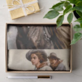 Papier Mousseline « Riding the Range » de WHD Koerner (Cadeau)