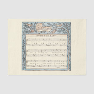 Papier Mousseline rime de la petite pépinière