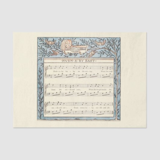 Papier Mousseline rime de la petite pépinière (Recto)