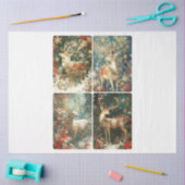 Papier Mousseline Rindeer complexe 4 Carré (Artisanat)