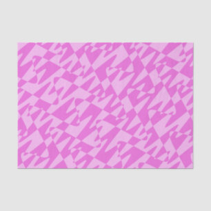 Papier Mousseline ripple rétroonde - duo rose :