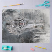 Papier Mousseline Rire la faune zébrée Découpage (Artisanat)