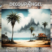 Papier Mousseline Rivages et pics cachés - Découpage -