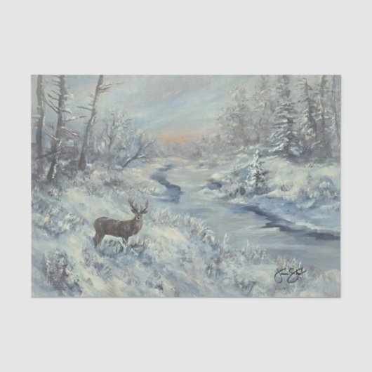Papier Mousseline Rivière Buck (Recto)