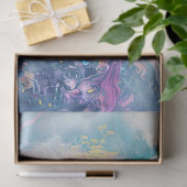 Papier Mousseline Rivière des fleurs cheval (Cadeau)