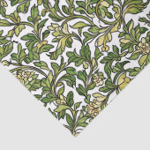 Papier Mousseline Riz feuille pastel vert Art nouveau Morris (Détail)