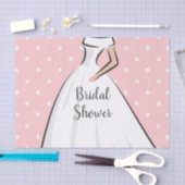 Papier Mousseline Robe de mariée blanche pour la fête prénuptiale ro (Artisanat)