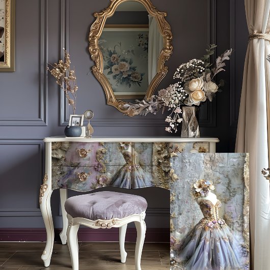 Papier Mousseline Robe de rêve Fairy Tale Fantasia Shabby Chic