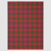 Papier Mousseline Robertson tartson rouge vert plaid (Recto)