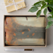 Papier Mousseline Robin en forêt d'automne/d'automne, Découpage Feui (Cadeau)