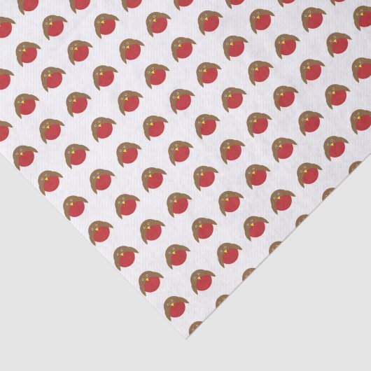 Papier Mousseline Robin Motif (Détail)