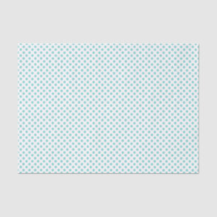 Papier Mousseline Robins Oeuf Blue Polka Dot Tissu Papier