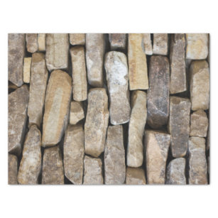 Papier Mousseline Roches empilées Mur de pierre 