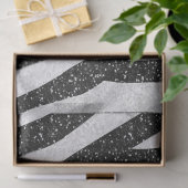 Papier Mousseline Rockabilly Zebra Imprimer Papier Tissu (Cadeau)