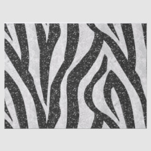 Papier Mousseline Rockabilly Zebra Imprimer Papier Tissu
