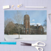 Papier Mousseline Rockwell en hiver au Grove City College (Artisanat)