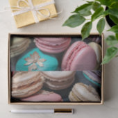Papier Mousseline Rococo French Macarons Document de découpage 2 (Cadeau)