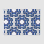 Papier Mousseline Rococo Indigo magnifique (Recto)