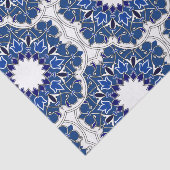 Papier Mousseline Rococo Indigo magnifique (Détail)