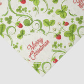 Papier Mousseline Rococo Revival Wild Strawberry & Clover Custom (Détail)