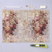 Papier Mousseline Rococo romantique Dusty Rose (Artisanat)