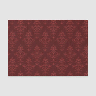 Papier Mousseline Rococos en rouge