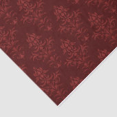 Papier Mousseline Rococos en rouge (Détail)