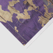 Papier Mousseline Rodeo Cowgirl Glam Purple Empreinte de léopard (Détail)