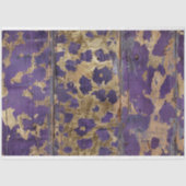 Papier Mousseline Rodeo Cowgirl Glam Purple Empreinte de léopard (Recto)