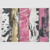Papier Mousseline Rodeo Glam rose Zebra Imprimer Découpage (Recto)