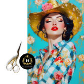 Papier Mousseline Rodeo Occidental Chic Découpage