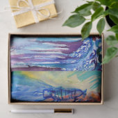 PAPIER MOUSSELINE ROI ARTHUR, DAME DU LAC ET EXCALIBUR (Cadeau)